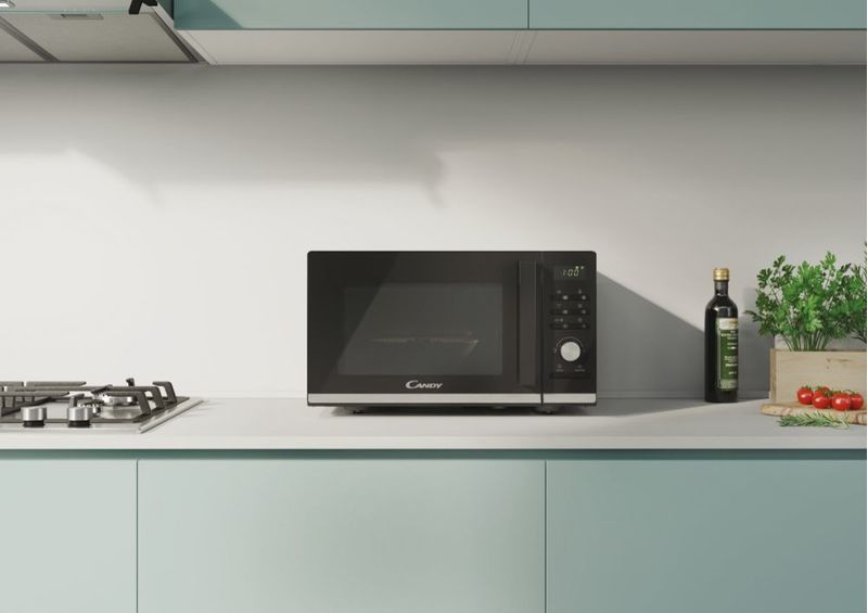 Candy-Moderna-CMGA23TNDB-Superficie-piana-Microonde-con-grill-23-L-900-W-Nero
