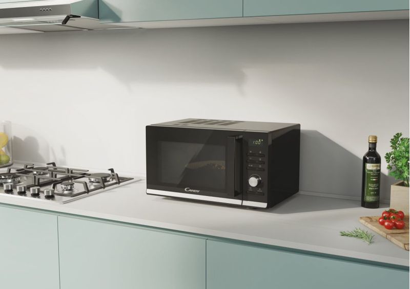 Candy-Moderna-CMGA23TNDB-Superficie-piana-Microonde-con-grill-23-L-900-W-Nero