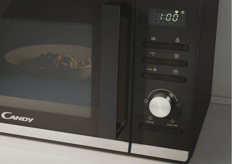 Candy-Moderna-CMGA23TNDB-Superficie-piana-Microonde-con-grill-23-L-900-W-Nero