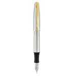 MONTEVERDE Penna stilografica Aldo Domani punta M fusto silver Monteverde