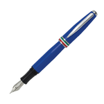 MONTEVERDE Penna stilografica Aldo Domani punta M fusto azzurro Italia Monteverde