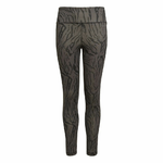 Adidas Pantalone Sportivo per Bambini Adidas 7/8 Sport Animal Print Nero