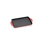 LE CREUSET BISTECCHIERA GHISA RETTANGOLARE 32X22 Rosso