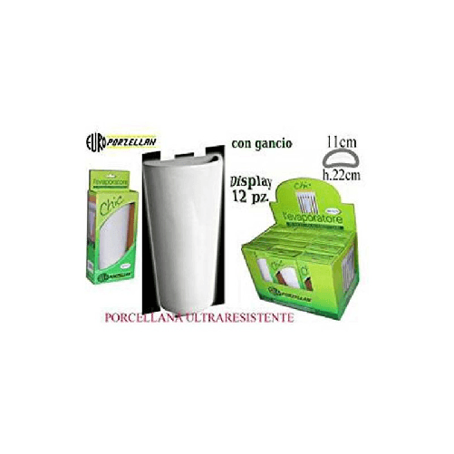 KAUFGUT UMIDIFICATORE EVAPORATORE da CALORIFERO Chic Bianco 11,5x21,5cm