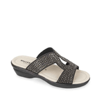 VALLEVERDE SCARPE CIABATTE SANDALI DONNA VALLEVERDE 25309 ECO PELLE NERO ORIGINALE PE 2025