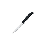 VICTORINOX COLTELLO BISTECCA LISCIO Classic 12cm Nero Acciaio inox