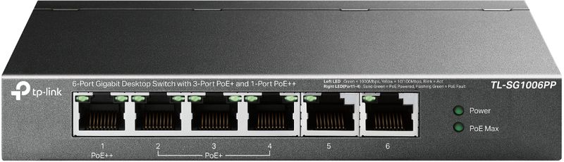 Switch-Desktop-6-Porte-Gigabit-di-cui-3-PoE--e-1-PoE--