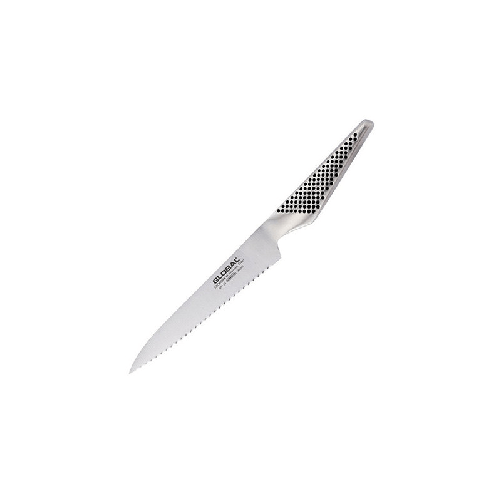GLOBAL COLTELLO SEGHETTATO 14cm Serie GS GS-14 Acciaio Inox