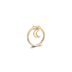 SAGAPO ANELLO Feelings PVD ORO LUNA