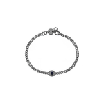 SAGAPO BRACCIALE Snap NERA CRISTALLO NERO