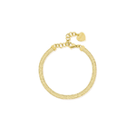 SAGAPO BRACCIALE Chunky PVD ORO SNAKE