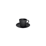 VILLEROY E BOCH TAZZA ESPRESSO con PIATTO Manufacture Rock Noir