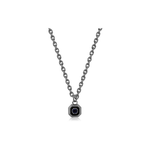 SAGAPO COLLANA Snap NERA CRISTALLO NERO