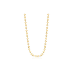 SAGAPO COLLANA Chunky PVD ORO DISCHETTI 60mm