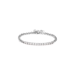 SAGAPO BRACCIALE TRICKY ACCIAIO CRISTALLO BIANCO