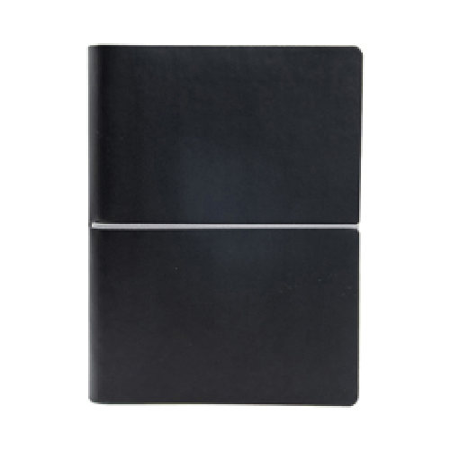 IN TEMPO Taccuino Evo Ciak - 9 x 13 cm - fogli bianchi - copertina nero - In Tempo