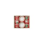 EASY LIFE CONFEZIONE 6 TAZZE CAFFE' con PIATTO ENJOY YOUR CHRISTMAS