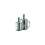 CILIO BOLLITORE CAPPUCCINATORE Creamer 3 Tazze Acciaio Inox