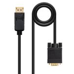 Nanocable 10.15.4405 cavo e adattatore video 5 m DisplayPort VGA (D-Sub) Nero