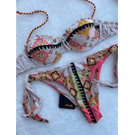 F**k Bikini Tribe con ferretto e slip nodi americano regolabile