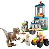 LEGO-Jurassic-Park-76957-La-Fuga-del-Velociraptor-Dinosauro-Giocattolo-per-Bambini-4--Anni-con-Dino-Fuoristrada-e-2-Minifigure