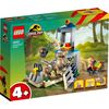 LEGO-Jurassic-Park-76957-La-Fuga-del-Velociraptor-Dinosauro-Giocattolo-per-Bambini-4--Anni-con-Dino-Fuoristrada-e-2-Minifigure