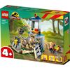 LEGO-Jurassic-Park-76957-La-Fuga-del-Velociraptor-Dinosauro-Giocattolo-per-Bambini-4--Anni-con-Dino-Fuoristrada-e-2-Minifigure