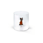 WD LIFESTYLE BICCHIERE VETRO BOROSILICATO Monterey Gatto Siamese 250ml