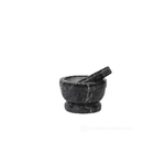 HOME MORTAIO con PESTELLO Marmo Nero 14cm