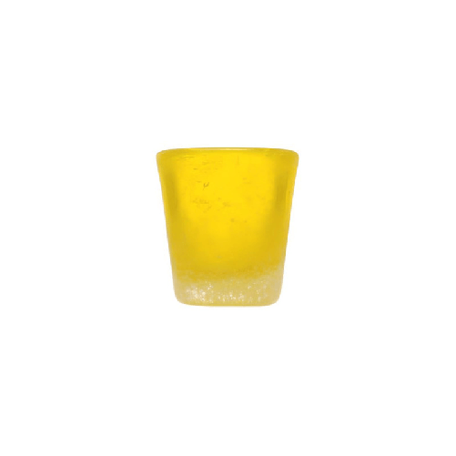 MEMENTO BICCHIERE LIQUORE Yellow Trasp MEMENTO VETRO