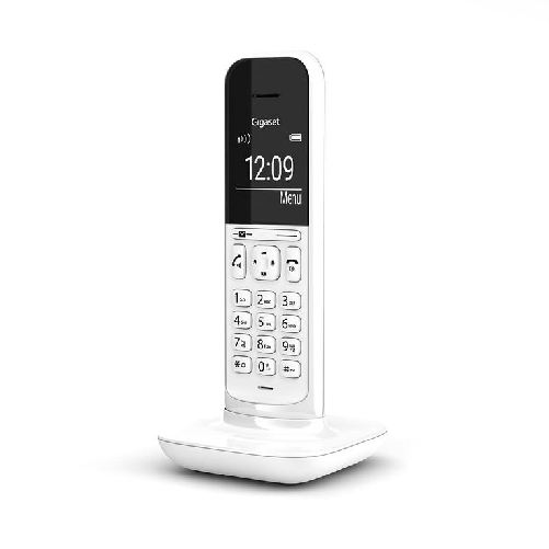 Gigaset cl390 - telefono cordless - vivavoce - white