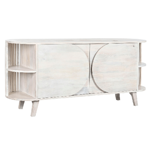DKD Home Decor Credenza DKD Home Decor Bianco Legno di mango (150 x 40 x 65 cm)