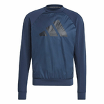 Adidas Felpa senza Cappuccio Uomo Adidas Fabric Block