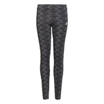 Adidas Leggings Sportivo da Donna Adidas Essentials Logo Grigio