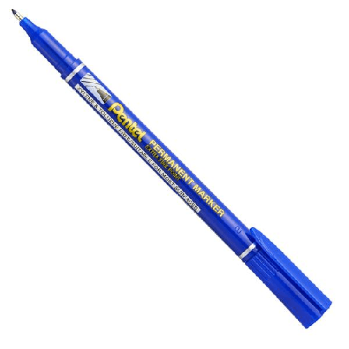 AMIKO Marcatore permanente NF 450 blu punta extra-fine AmiKo Pentel