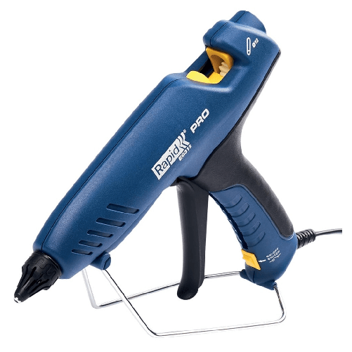 TrAdE Shop Traesio  Pistola Incollatrice Eg313 Compatta Professionale Per Fissare Cavi Coprifili Zoccolini Decori -
