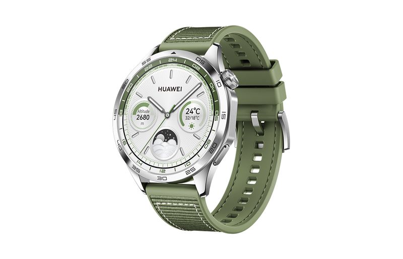 Huawei-WATCH-GT-4-363-cm--1.43---AMOLED-46-mm-Digitale-466-x-466-Pixel-Stainless-steel-Wi-Fi-GPS--satellitare-