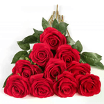 Due Esse Bouquet Di Fiori Di 12 Rose Artificiali mazzo Di Piante Finte Decorazione