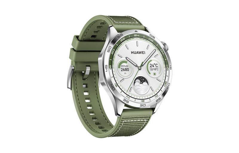 Huawei-WATCH-GT-4-363-cm--1.43---AMOLED-46-mm-Digitale-466-x-466-Pixel-Stainless-steel-Wi-Fi-GPS--satellitare-
