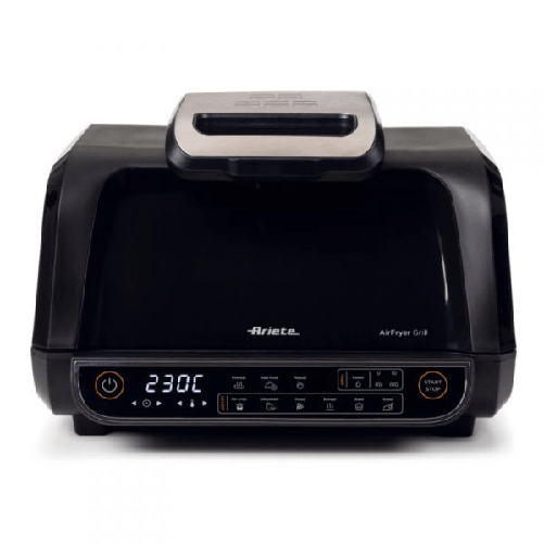 ARIETE AIR FRYER GRILL 2IN1 (4635/00) - FRIGGITRICE AD ARIA + GRIGLIA / BISTECCHIERA - 8L
