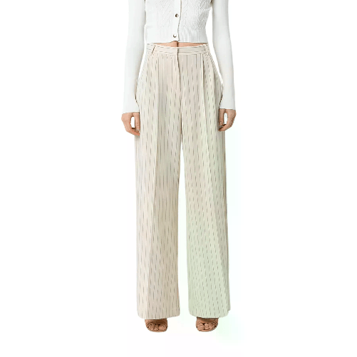FRACOMINA PANTALONE PANTALONI DONNA FRACOMINA FR25SV3002W761D4 BEIGE ORIGINALE PE 2025
