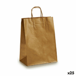 Pincello Busta di Carta Pincello 24311-ORO Dorato 24 x 12 x 40 cm (25 Unità)