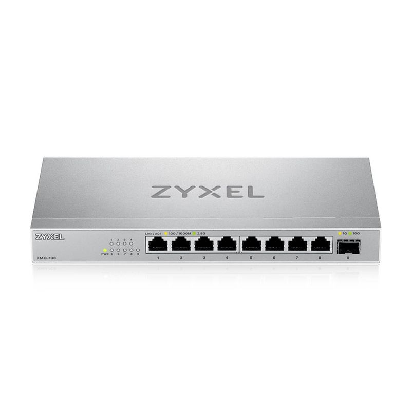 Zyxel-XMG-108-Non-gestito-2.5G-Ethernet--100-1000-2500--Argento