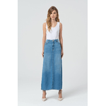 FRACOMINA GONNA GONNE LUNGA JEANS DONNA FRACOMINA FR25SG5006D46202 BLU ORIGINALE PE 2025