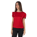 FRACOMINA MAGLIA MAGLIE T SHIRT DONNA FRACOMINA FR25ST1014W73301 ROSSO ORIGINALE PE 2025