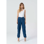 FRACOMINA PANTALONE JEANS DONNA FRACOMINA FP25SVC006D46302 COTONE BLU ORIGINALE PE 2025