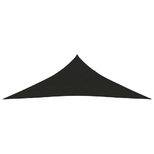 VidaXL Vela Parasole 160 g/m² Nera 2,5x2,5x3,5 m in HDPE