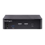 StarTech.com-Switch-KVM-USB-C-KVM-DisplayPort-a-2-porte-con-video-HDR-4K-60Hz-UHD-Audio-da-35-mm-Hub-4x-USB-HID-e-2x-USB-A-3.0-5Gbps-Hot-Key-Switching-Compatibile-Thunderbolt-3-e-4--SV231DPUCA-