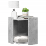 VidaXL Recinto Lettiera Gatti Grigio Cemento 60x40x40 cm in Truciolato