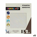 Pincello Etichette adesive Pincello 1711079 Bianco 22 x 49 mm Fogli (12 Unità)